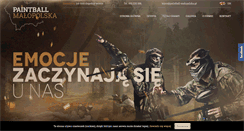 Desktop Screenshot of paintball-malopolska.pl